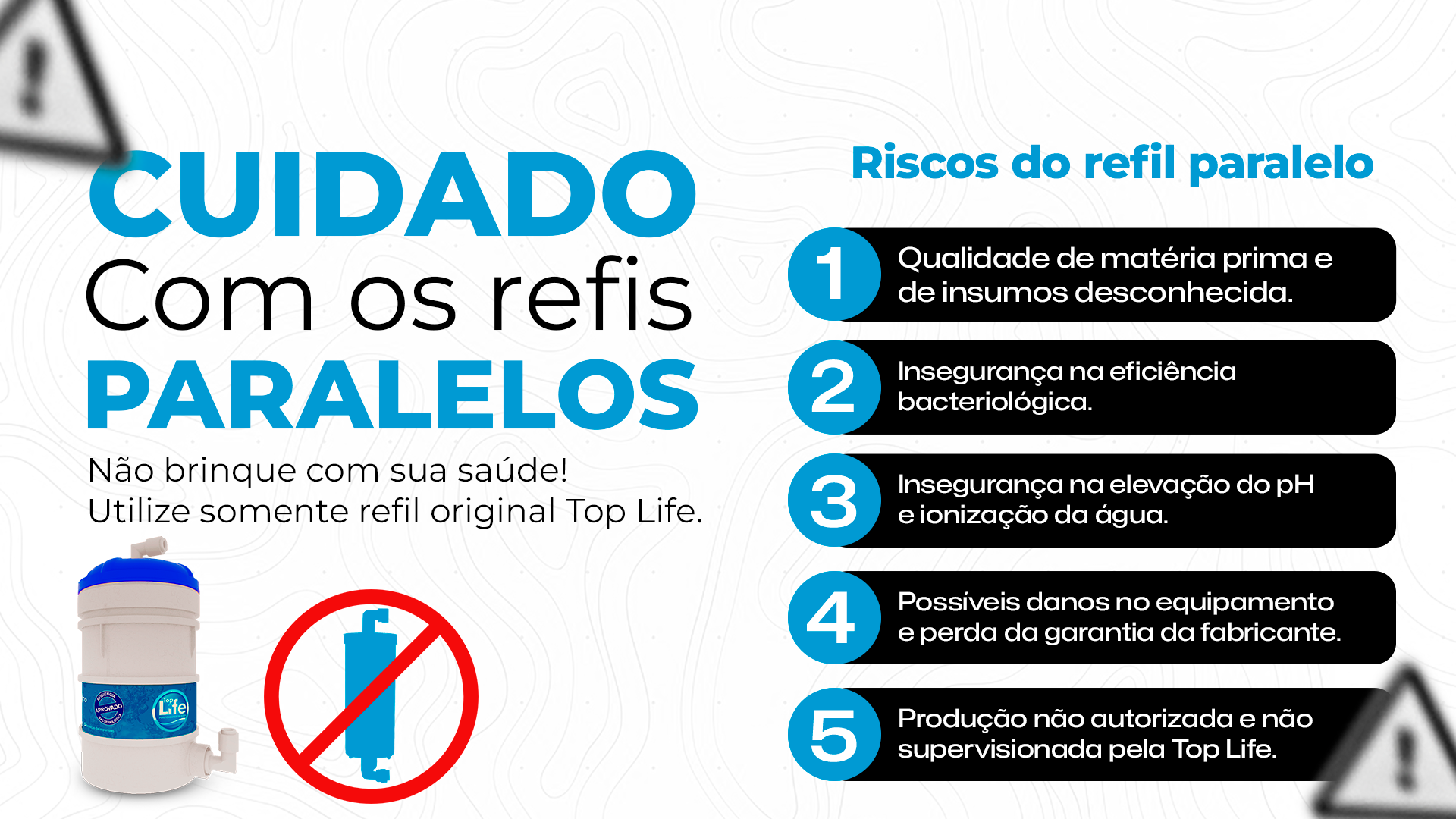 Banner - Refil Paralelo Melhor Franquia Revenda de Filtro de Água Franquia para investir Investir em Franquia Microfranquia de Saude